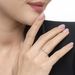 Ring Kreuz mit Diamanten, 18 Karat Rosegold Bild 3
