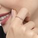 Verlobungsring Single Diamond in 18 Karat Rosegold Bild 4