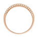 Ring DAZZLE mit Diamanten, 14 Karat Rosegold Bild 5