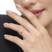 Ring Flash mit Diamanten, 18 Karat Gelbgold Bild 3