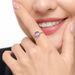 Ring Amethyst, 14 Karat Gelbgold Bild 4