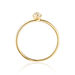 Ring Cabochon, 14 Karat Gelbgold, Mondstein Bild 2