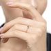 Ring Cabochon, 14 Karat Gelbgold, Blauer Topas Bild 4