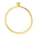 Ring Petite, White Diamond, 14 Karat Gelbgold Bild 2