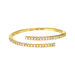 Ring Open mit Diamanten, 18 Karat Gelbgold 