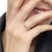 Ring Cabochon, 14 Karat Weigold, Mondstein Bild 3