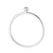 Verlobungsring Petite, White Diamond, 14 K Weigold Bild 3