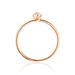 Verlobungsring Cabochon, 14 Karat Rosegold, Mondstein, Gr.52 Bild 2