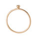 Ring Petite, White Diamond, 14 Karat Rosegold Bild 2