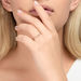 Ring Petite, White Diamond, 14 Karat Rosegold Bild 4