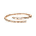 Ring Open mit Diamanten, 18 Karat Rosegold 