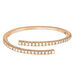 Ring Open mit Diamanten, 18 Karat Rosegold 