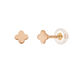 Ohrstecker MINI Clover, 14 Karat Rosegold Bild 3