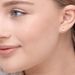 Ohrstecker Circle mit Diamanten, 18 Karat Rosegold Bild 2