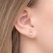Ohrstecker Circle mit Diamanten, 18 Karat Rosegold Bild 4