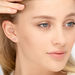 Ohrstecker Circle, 14 Karat Rosegold Bild 2