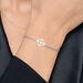 Freundschaftsarmband Clover, 14 Karat Gelbgold Bild 2