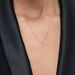 Halskette Infinity mit Diamanten, 18 Karat Rosegold Bild 3