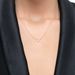 Halskette Pav II mit Diamanten, 18 Karat Gelbgold Bild 2