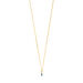 Halskette Glamour, Blue/White Topas, 18 Karat Gelbgold vergoldet Bild 3