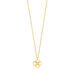 Halskette Clover Charm, 18 Karat Gelbgold vergoldet Bild 3