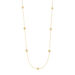 Lange Halskette Clover Charm, 18 Karat Gelbgold vergoldet Bild 2