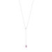 Y-Halskette Gem Drop, Amethyst, 925 Sterlingsilber Bild 2