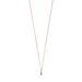 Halskette Glamour, Blue/White Topas, 18 Karat Rosegold vergoldet Bild 3