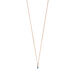 Halskette Glamour, Blue/White Topas, 18 K Rosegold vergoldet Bild 3