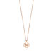 Halskette Clover Charm, 18 Karat Rosegold vergoldet Bild 3
