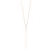 Y-Halskette ICE CUBE, 18 Karat Rosegold vergoldet Bild 2