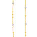 Halskette Flying Gems, Labradorit, 90cm, 18 Karat Gelbgold vergoldet Bild 2