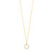 Halskette Zirkonia Flower, 18 Karat Gellbgold vergoldet Bild 3