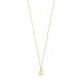 Halskette Peace mit Zirkonia, 18 Karat Gelbgold vergoldet Bild 2