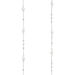 Lange Halskette Flying Gems, Perle, 90cm, 925 Sterlingsilber Bild 4