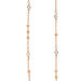 Halskette Flying Gems, Labradorit, 90cm, 18 K Rosegold vergoldet Bild 2