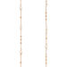 Halskette Flying Gems, Perle, 90cm, 18 K Rosegold vergoldet Bild 2