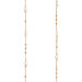 Halskette Flying Gems, Perle, 90cm, 18 K Rosegold vergoldet Bild 4