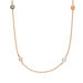 Halskette Gorgeous Gems, 80cm, 18 K Rosegold vergoldet Bild 2