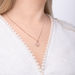 Halskette Evil Eye, 45cm, 18 Karat Rosegold vergoldet Bild 2