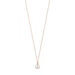 Halskette Peace mit Zirkonia, 18 Karat Rosegold vergoldet Bild 2
