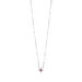 Halskette BLOOM, Amethyst/Rhodolith, 925 Sterlingsilber Bild 3