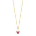 Halskette Pink Valentine, 18 K Gelbgold vergoldet Bild 3