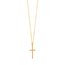 Halskette Kreuz mit Zirkonia, 18 Karat Gelbgold vergoldet Bild 4