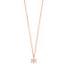 Halskette Snowflake, 18 K Rosegold vergoldet Bild 3