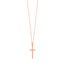 Halskette Kreuz mit Zirkonia, 18 Karat Rosegold vergoldet Bild 4