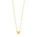 Halskette Heart-Disc, 18 Karat Gelbgold vergoldet Bild 2