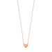 Halskette Heart-Disc, 18 Karat Rosegold vergoldet Bild 2