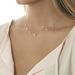 Halskette Rain Drop, 18 Karat Gelbgold vergoldet, Perle Bild 4