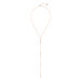 Y-Halskette Basic, 18 Karat Rosegold vergoldet Bild 4